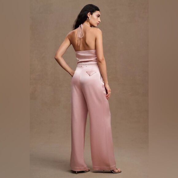 Ronny Kobo Kia Pant in Mauve Satin NWT 6 - Picture 4 of 5